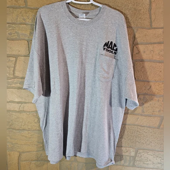 MAC TOOLS Short Sleeve Ash Gray Tee Shirt Men's Size 3XL - Picture 3 of 6